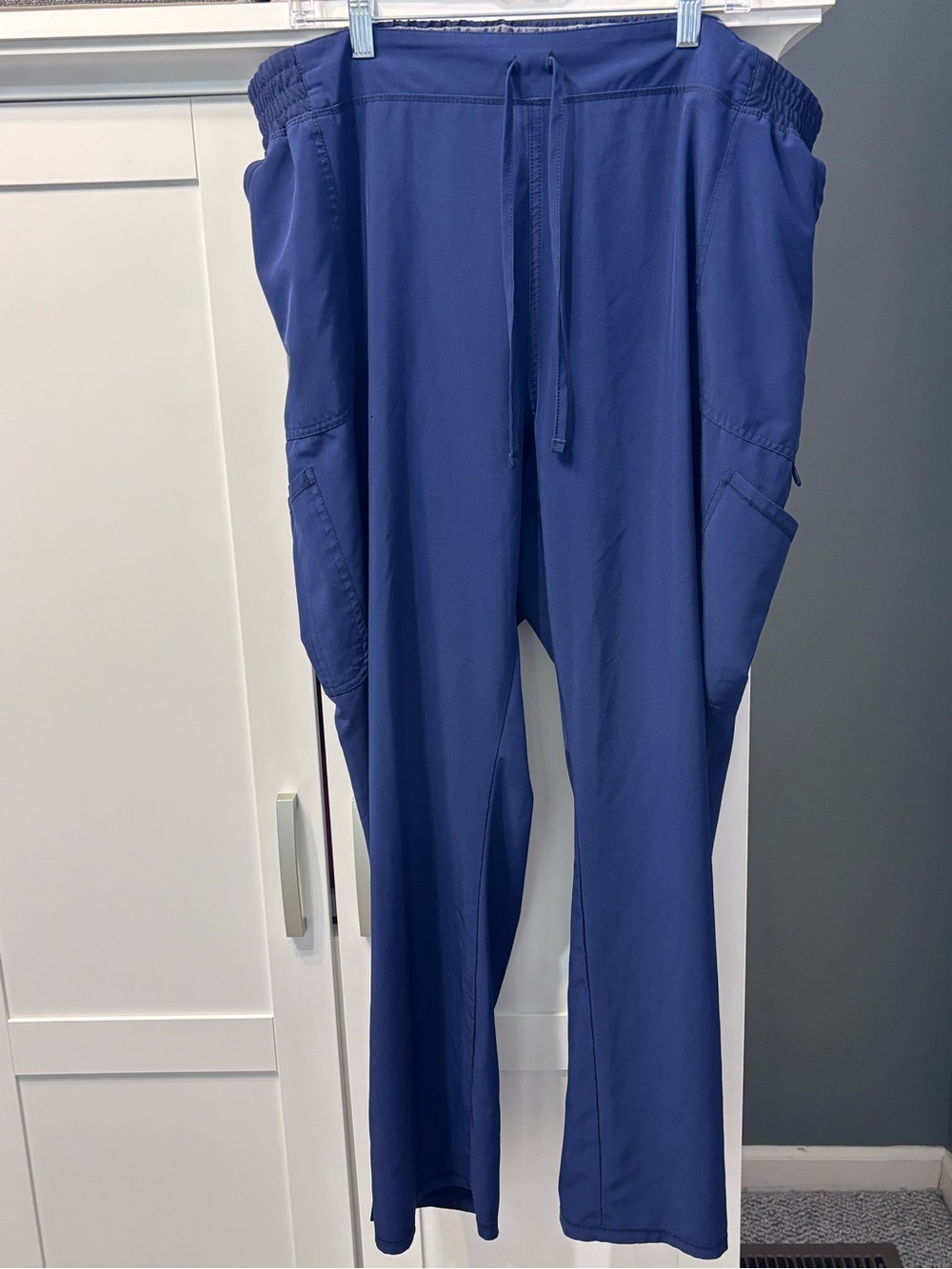 Scrubstar Indigo Blue Drawstring Utility Women’s Scrub Pants Good Condition 3X